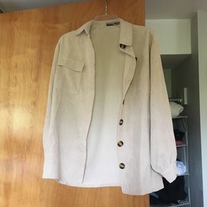 Nasty Gal Oversized Corduroy Top